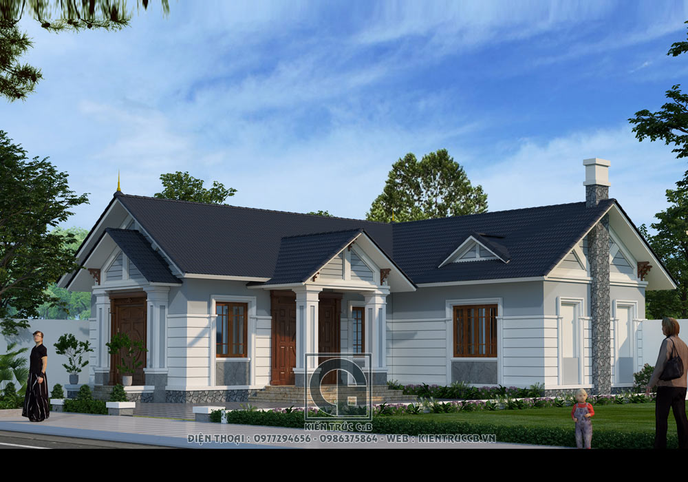 Vì sao mẫu thiết kế nhà vườn 1 tầng được nhiều người yêu thích