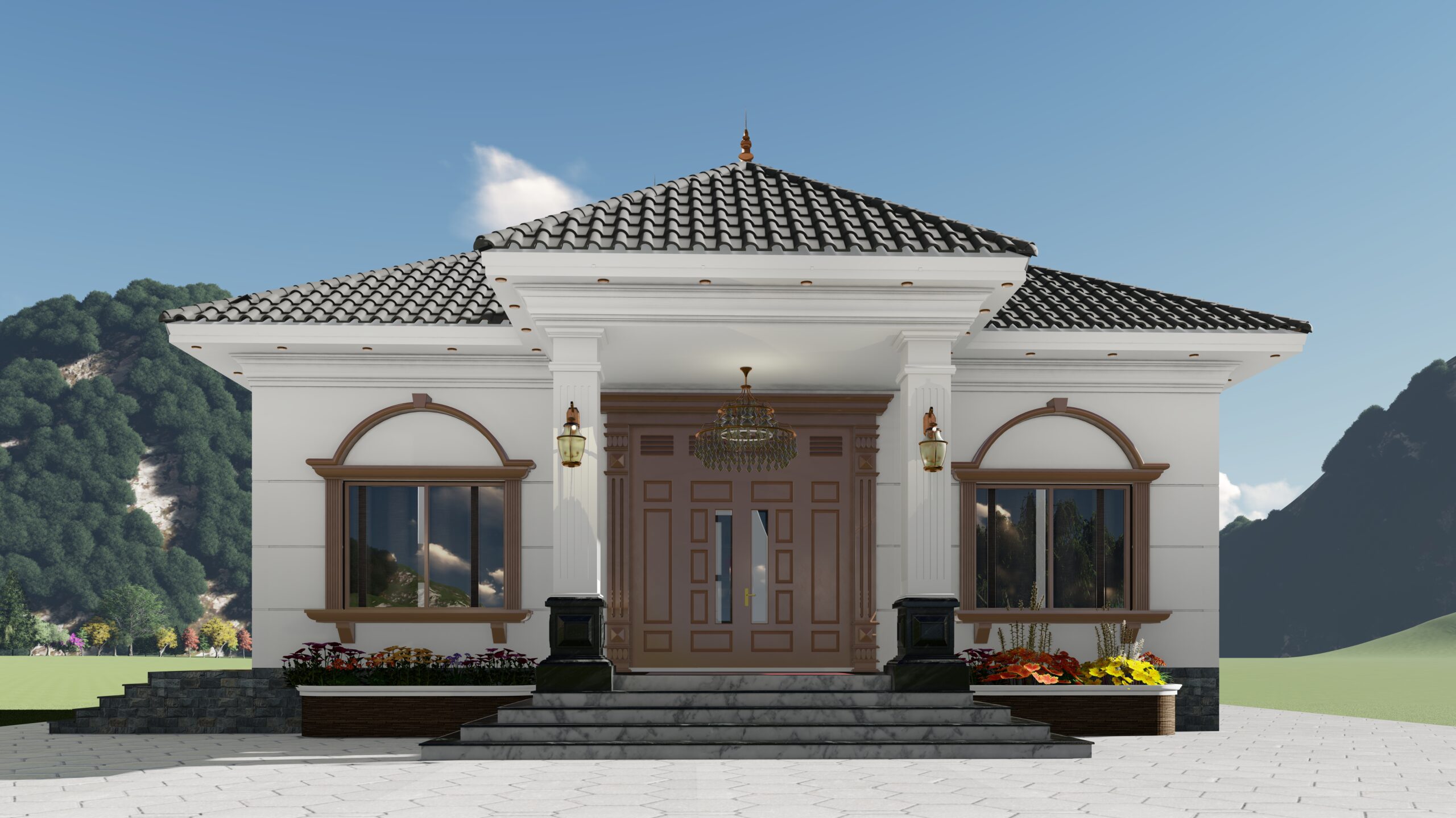 Nhà cấp 4 mái nhật