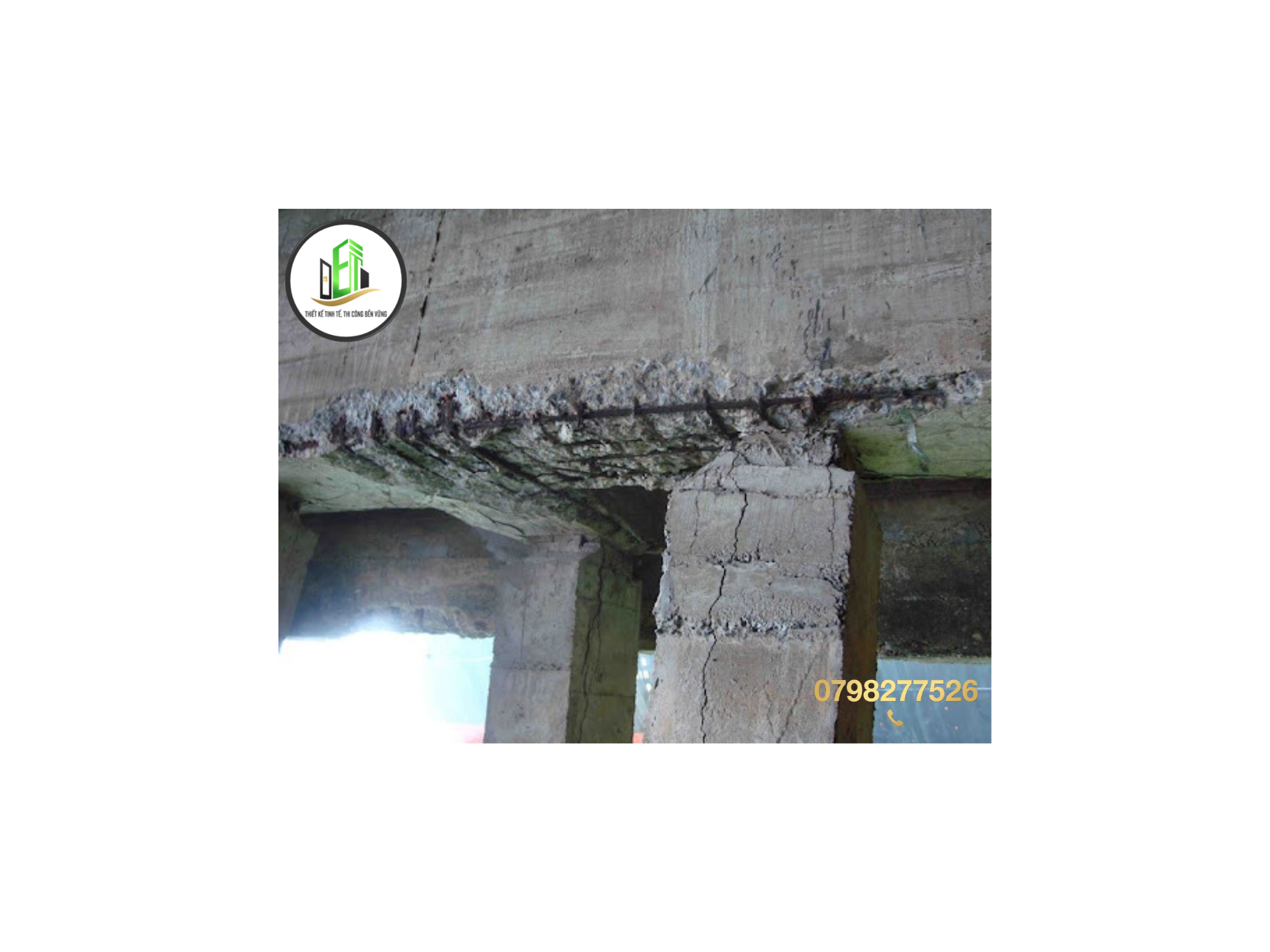 Hình ảnh thi công kết cấu dầm cột phần thô chuẩn kỹ thuật đảm bảo sự kiên cố và an toàn cho công trình nhà phố.
